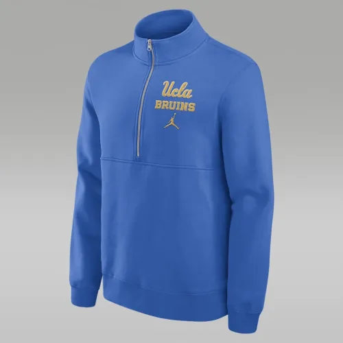 Nike UCLA Bruins Primetime Club чоловічі Jordan College 1/2-Zip Crew блакитний