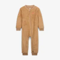 Nike Sportswear Powder Play Baby (12-24M) Cozy Coverall колір коричневий