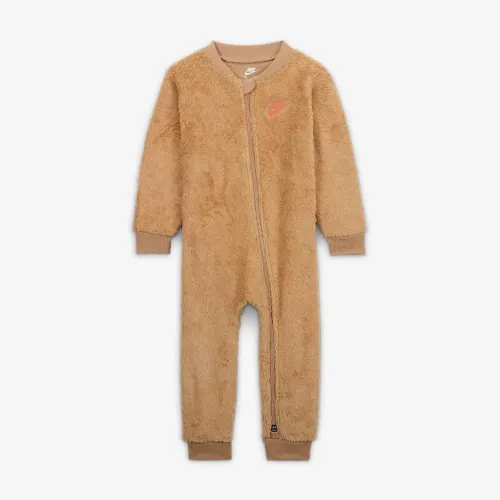 Nike Sportswear Powder Play Baby (12-24M) Cozy Coverall цвет коричневый