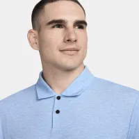 Nike Dri-FIT Tour чоловічі Heatheколір червоний для гольфу Polo блакитний