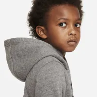 Nike Sportswear Club Fleece Little Kids' Pullover Hoodie Grey