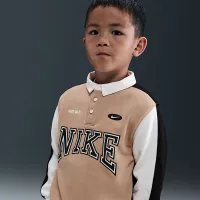 Nike Game Day Essentials Little детские French Terry Top цвет коричневый