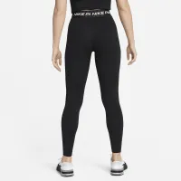 Nike Pro женская Mid-Rise Full-Length Graphic тренировочные лосины цвет черный