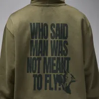 Nike Jordan Brooklyn Fleece чоловічі Pullover Толстовка з капюшоном колір зелений