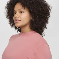 Nike (M) One женская Reversible French Terry Pullover Top (Maternity) Pink