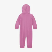 Nike Essentials Baby (0-9M) Hooded Coverall Pink