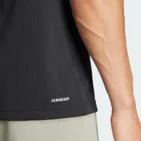 Футболка adidas Aeroready Tennis Logo Slam Graphic IS2419 - Чорна