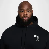 Nike Club мужские French Terry Толстовка с капюшоном цвет черный