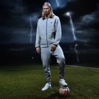 Nike Sportswear Tech Fleece Windrunner чоловічі Full-Zip Толстовка з капюшоном колір сірий