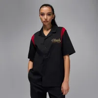 Nike Jordan женская Button-Up Shirt цвет черный