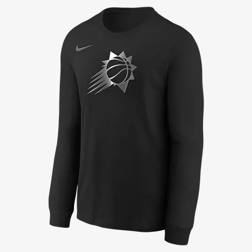 Phoenix Suns Courtside Big детские Nike NBA Boxy Long-Sleeve футболка цвет черный