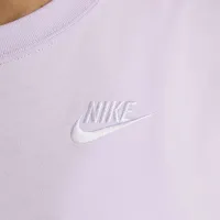 Nike Sportswear Club жіноча Sleeveless Cropped Top колір фіолетовий