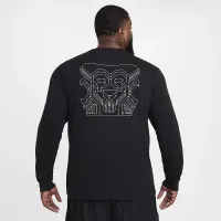 Nike LeBron мужские Max90 Long-Sleeve баскетбольные футболка цвет черный