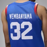 Nike Victor Wembanyama France Limited Road мужские Jordan баскетбольные Replica Jersey синий