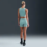 Nike Pro жіноча Dri-FIT Cropped Tank Top колір зелений