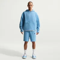 Nike Tech мужские Fleece Pullover Толстовка с капюшоном синий