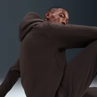 Nike Primary Fleece чоловічі Dri-FIT UV Full-Zip Performance Толстовка з капюшоном колір коричневий