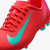 Nike Jr. Mercurial Vapor 16 Club Little/Big дитячі MG Low-Top футбольні бутси колір червоний