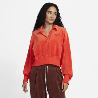 Nike Sportswear жіноча Velour Polo колір червоний