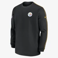 Pittsburgh Steelers Sideline Coach Men’s Nike NFL Long-Sleeve Top колір чорний