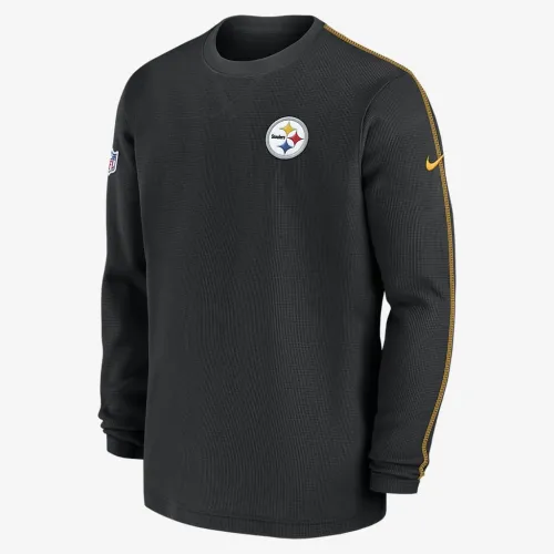 Pittsburgh Steelers Sideline Coach Men’s Nike NFL Long-Sleeve Top цвет черный