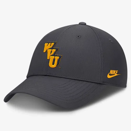West Virginia Mountaineers Core Rise Vault чоловічі Nike Dri-FIT College Adjustable Hat колір сірий