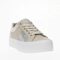 Кросівки Calvin Klein Bold Vulc Flatform Low Leather NBS MET YW0YW01414-02X - Бежевий
