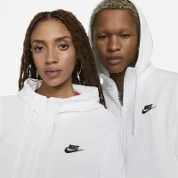 Nike Sportswear Club Fleece чоловічі Full-Zip Толстовка з капюшоном колір білий
