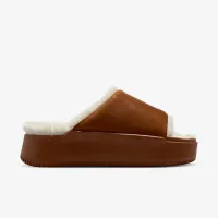 Nike Calm Elevation Fur жіноча Slides колір коричневий