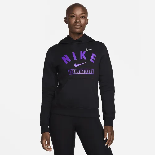 Nike женская волейбольные Pullover Толстовка с капюшоном цвет черный