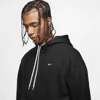 Nike Solo Swoosh чоловічі Fleece Толстовка з капюшоном колір чорний