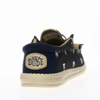 Кросівки Hey Dude Wally Stars N Skulls Print 41284-001 - Чорні