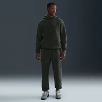Nike Sportswear Club мужские Washed Fleece Толстовка с капюшоном цвет зеленый