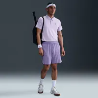 NikeCourt Advantage чоловічі Dri-FIT Tennis Polo колір фіолетовий