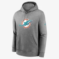 Miami Dolphins чоловічі Nike NFL Pullover Толстовка з капюшоном колір сірий