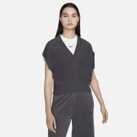 Nike Sportswear Collection жіноча Reverse French Terry Vest колір сірий
