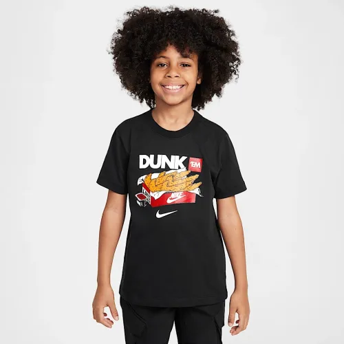 Nike Sportswear Big детские футболка цвет черный