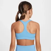 Nike Swoosh Girls' Sports Bra блакитний