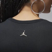 Nike Jordan жіноча Slim футболка колір чорний