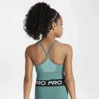 Nike Indy Big дитячі (Girls') Sports Bra колір зелений