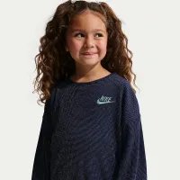 Nike Little дитячі 2-Piece Lurex Waffle комплект блакитний