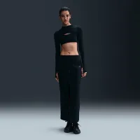 Nike Sportswear Tech Fleece женская Slim Maxi юбка цвет черный