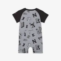 Nike Sportswear Next Gen Baby (0-9M) Tee Romper колір сірий