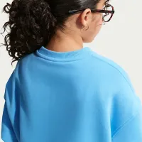 Nike Sportswear Club Fleece Girls' Boxy Crew-Neck свитшот синий