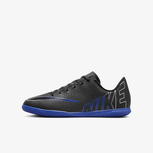 Nike Jr. Mercurial Vapor 15 Club Little/Big дитячі Indoor/Court Low-Top Soccer Кросівки колір чорний