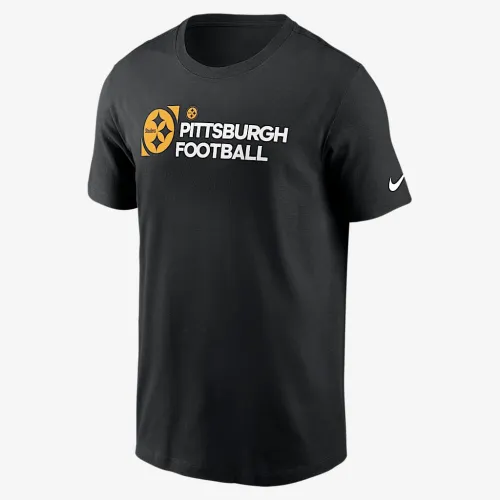 Pittsburgh Steelers Team Outline Essential футболка чоловічі Nike NFL футболка колір чорний