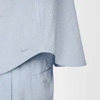 Nike Life чоловічі Short-Sleeve Seersucker Button-Down Shirt блакитний