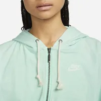 Nike Sportswear Gym Vintage жіноча Full-Zip Толстовка з капюшоном колір зелений