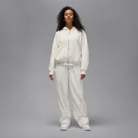 Nike Jordan Flight Fleece жіноча Full-Zip Толстовка з капюшоном колір білий