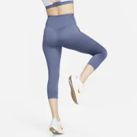 Nike Go женская Firm-Support С высокой Талией Cropped лосины с карманамисиний